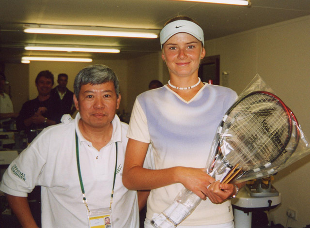 Daniela Hantuchova at Wimbledon