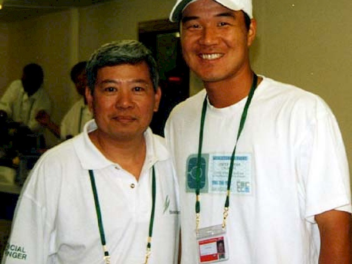 Sam with H.K.Lee