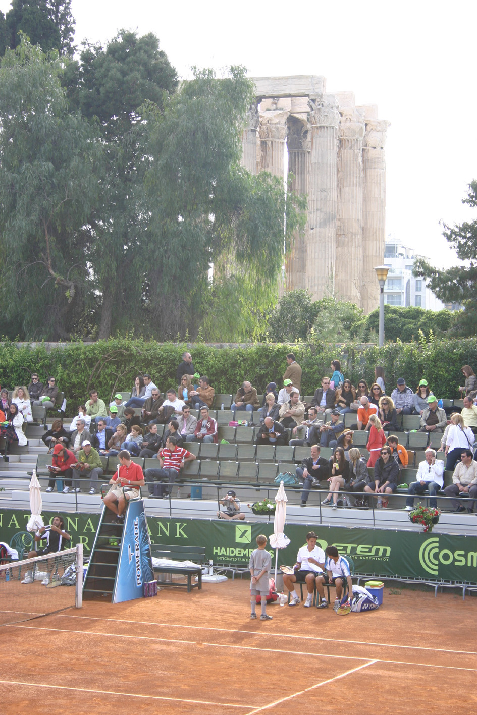 Center court with wonderful background