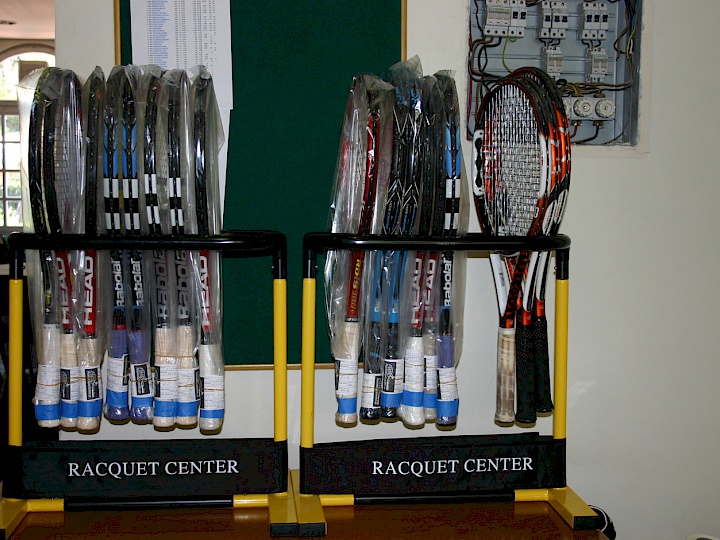 Racquets to be picked up