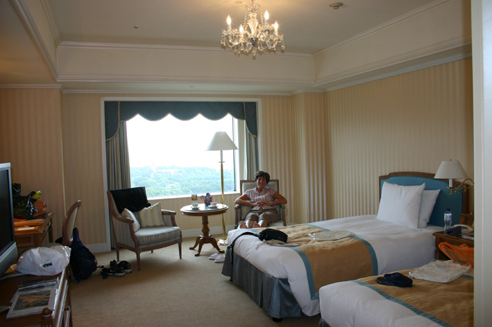 Our hotel room - AIG Japan Open